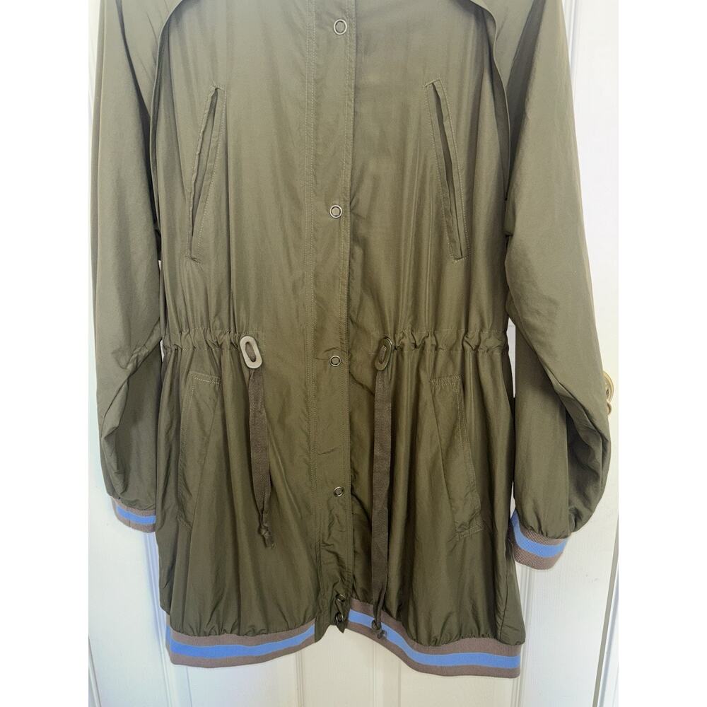 Free People Wind Swept Hooded Anorak Parka Utility Jacket Medium Windbreaker - Picture 6 of 9
